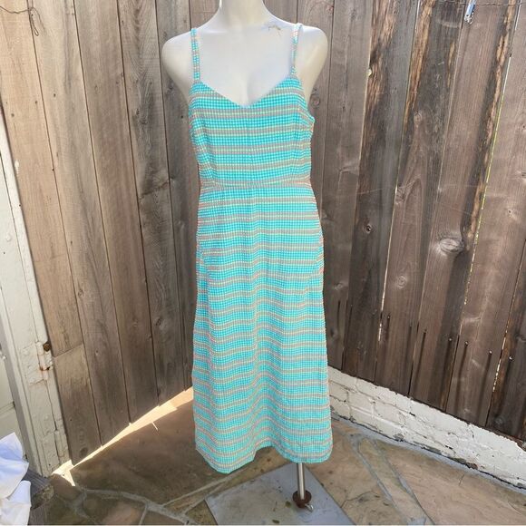 Rachel Comey Agitator Dress - Bllue/green size 10 - Picture 6 of 15